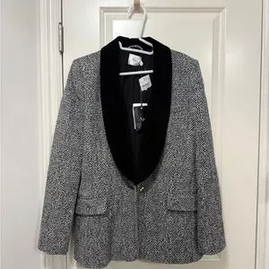 Aje Jackets Coats Nwt Aje Gray And Black Sport Coat With
